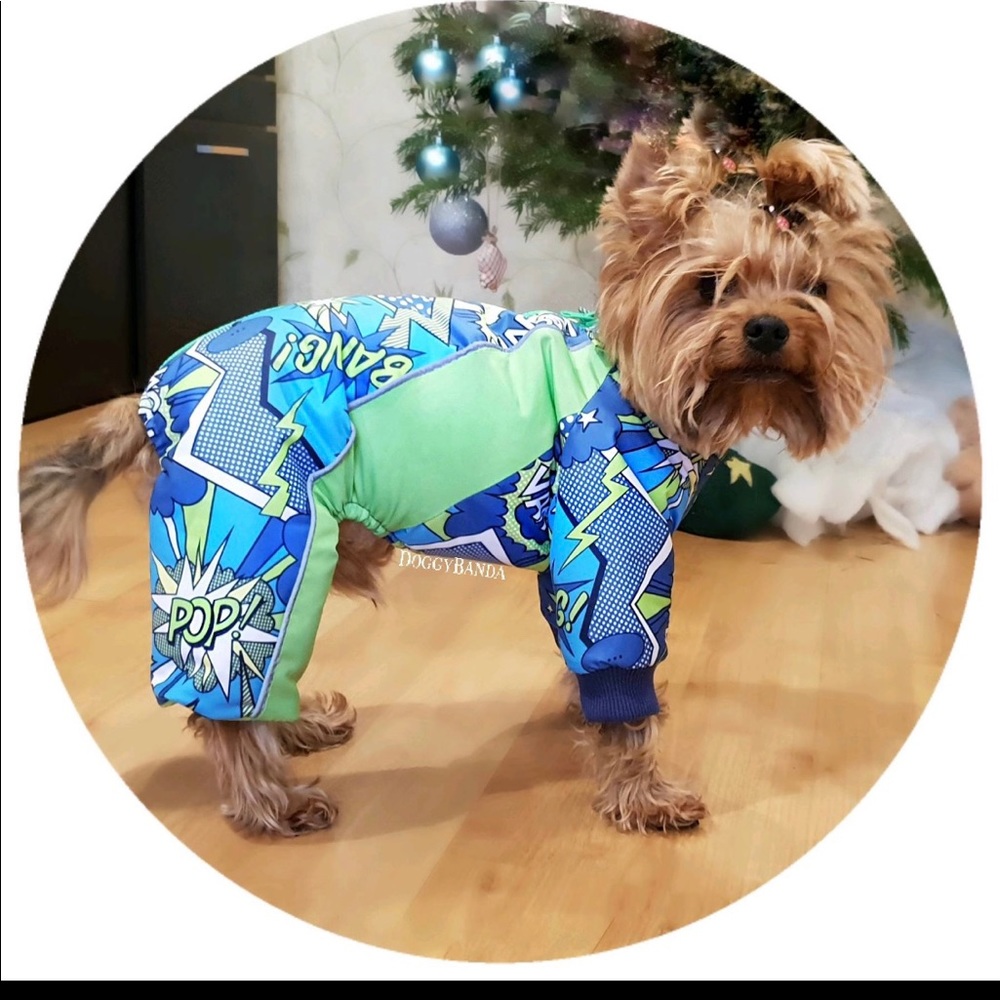 SOLDMale Small Dog Snowsuit
